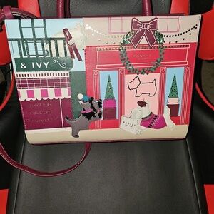 RADLEY LONDON Festive Red and Pink Shoulder Bag